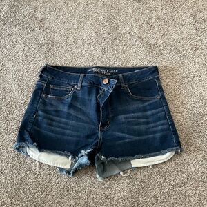 American Eagle Outfitters Women's Blue Denim Shorts
